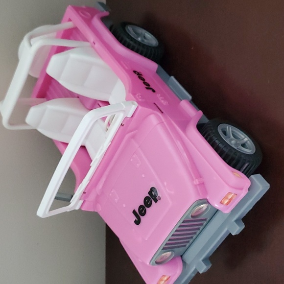 Barbie Toys Vintage Barbie Pink Jeep Wrangler Fits Full Size Doll Poshmark